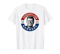 Étudiants pour Kennedy 1960 T-Shirt Graphique avec Valeur, Homme, Blanc, L