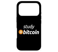 Étudier Bitcoin - Citation célèbre de Bitcoin Coque pour iPhone 17 Pro