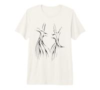 Étudier la Silhouette Noire du mysticisme derviche T-Shirt Haut de Gamme