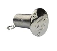 ETUELNOPT Bouchon de réservoir Diesel, Remplisseur Marin de Plate-Forme d'acier Inoxydable 316 for la Finition Polonaise du gaz 38mm 50mm Carburant déchets d'eau(50mm Waste)