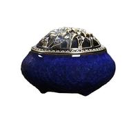 ETUELNOPT Brûleur d'encens en céramique, Brûle-encens en céramique Multicolore 10x7,2 cm Paquet de(Blue)
