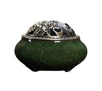 ETUELNOPT Brûleur d'encens en céramique, Brûle-encens en céramique Multicolore 10x7,2 cm Paquet de(Grün)