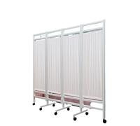 ETUELNOPT Cloison autoportante, L'écran de confidentialité roulement se Pliant Roule Le Panneau 4 180cm Multicolore for la Salle d'examen Clinique(C)