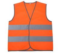 ETUELNOPT Gilet de haute visibilité, Gilet de sécurité for enfants multicolore plusieurs tailles(Orange,XL)