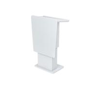 ETUELNOPT Lectern Portable, Pupitre relevable en Bois Blanc, Table de Podium for Salle conférence. Bureau réception