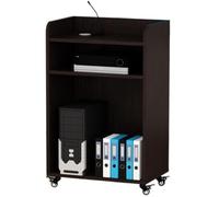 ETUELNOPT Lectern Portable, Support de pupitre Portable Blanc 100 cm. Formation Professeur Discours réception à l'église(B)