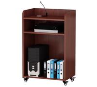 ETUELNOPT Lectern Portable, Support de pupitre Portable Blanc 100 cm. Formation Professeur Discours réception à l'église(C)