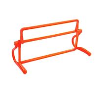 ETUELNOPT Les Obstacles de Formation, Agilité Haies 4 pièces Pliable Hauteur réglable Portable entraînement de Football Multicolore(Orange)