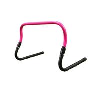 ETUELNOPT Les Obstacles de Formation, Agility Haies 2 pcs Multicolore Pliable Amovible Hauteur Réglable(Pink with Black)