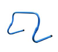ETUELNOPT Les Obstacles de Formation, Agility Haies 2 pcs Multicolore Pliable Amovible Hauteur Réglable(Blue)