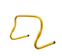 ETUELNOPT Les Obstacles de Formation, Agility Haies 2 pcs Multicolore Pliable Amovible Hauteur Réglable(Yellow)