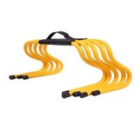 ETUELNOPT Les Obstacles de Formation, Agility Hurdles Lot de 5 Sangles Transport Multicolores for Terrain d'athlétisme intérieur et extérieur 15-50 cm(Yellow,15cm (5 7/8"))