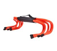 ETUELNOPT Les Obstacles de Formation, Agility Hurdles Lot de 5 Sangles Transport Multicolores for Terrain d'athlétisme intérieur et extérieur 15-50 cm(Orange,15cm (5 7/8"))