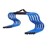 ETUELNOPT Les Obstacles de Formation, Agility Hurdles Lot de 5 Sangles Transport Multicolores for Terrain d'athlétisme intérieur et extérieur 15-50 cm(Blue,23cm (9"))