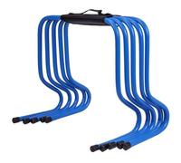 ETUELNOPT Les Obstacles de Formation, Agility Hurdles Lot de 5 Sangles Transport Multicolores for Terrain d'athlétisme intérieur et extérieur 15-50 cm(Blue,50cm (19 3/4"))
