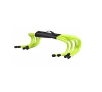 ETUELNOPT Les Obstacles de Formation, Speed Agility Haies 5Pcs Ballon de Football Portable Multicolore 15cm Formation Stable(Green)
