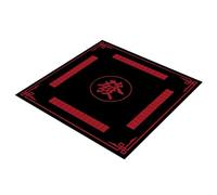 ETUELNOPT Tapis de Table de mah-Jong Pliable, Nappe Chinoise Tapis Mahjong réduction du Bruit.-Slip carré for Jeux de société 70/80 cm(70cm a)