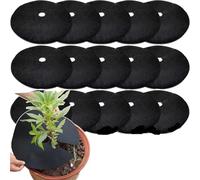 ETUELNOPT Tapis Protecteur pour Arbre, Anneaux de paillis d'arbre Tapis Protection Plante en Pot Non tissée 15-32cm Paquet Plusieurs pièces(10PCS,15cm)
