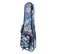 Étui 1 Pièce 26 Pouces Ukulele Guitar bag Carry Bag Instruments, Fleur Bleue