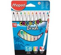 Maped Color'Peps - Crayons aquarellables, mine résistante - Set de 12 + pinceau