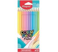 Etui 12 Crayons de couleur Maped Color’Peps Pastel Multicolore G