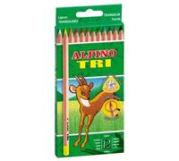 Etui 12 Crayons Triangulaires Tri-Alpin Al000128