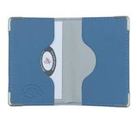 Etui 2 cartes bancaire anti piratage bleu made in France porte double CB blindé BLEU PETROLE