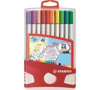 Etui 20 feutres Stabilo Colorparade Pen68 Brush G