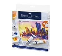 Faber-Castell Coffret aquarelle Aquarelle Creative Studio 169624 – 24 tubes, palette et pinceau