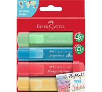 Etui 4 Surligneurs - Couleurs Pastel - Faber-Castell - Textliner 46
