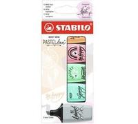 Etui 5 surligneurs Stabilo Boss mini Pastel love Multicolore G