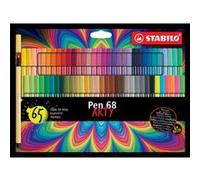 STABILO Pen 68 ARTY stylo-feutre Multicolore 65 pièce(s)