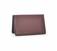 Étui à 4 cartes en cuir breveté | RFID NFC et bloqueur de champ magnétique | Protection de carte et organisateur pour cartes de crédit, cartes de débit, cartes d'identité | Protection des données à 100 % vérifiée par CTC/advanced (membre du groupe RW TÜV) | Brun