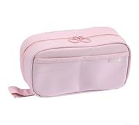 Étui à 5 Niveaux, Ouverture Large, Transparent Étui à 5 Niveaux,(pink) | Pour l'école et le bureau, 5 couches spacieuses, pour idéal étudiants, polyester pour robuste, 21x11x7 cm