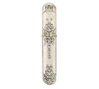 Étui à aiguilles à coudre Culnflun, porte-aiguilles à broder vintage en métal, boîte de rangement compacte en alliage de zinc pour le bricolage et l'usage domestique. (Argent)