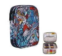 Étui à Aiguilles à Tricoter, Boîtes Vide pour Aiguilles à Tricoter, Sac de Rangement Imperméable pour Crochet, Léger à Trois Couches pour le Rangement Quotidien, Idéal pour les Loisirs Créatifs