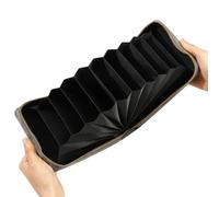 Étui à aiguilles à tricoter - Pochette vide fine multicouche à fermeture éclair - Sac de rangement pour accessoires de, pour voyage, réunions, travaux manuels, bobines d'outils