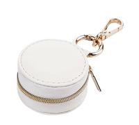 Étui à Bague de Voyage - Étui à Anneau avec Porte-Clefs Intégré,Pochette Organisatrice à Fermeture Éclair pour Sac à Dos Femmes Filles Sport Salle de Sport Voiture Travail