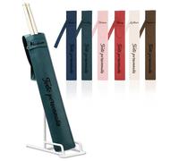 Étui à Baguettes Personnalisable Étui Portable en Cuir Véritable Personnalisable avec Votre Nom Texte Un Cadeau Idéal pour Les Batteurs et Musiciens Débutants