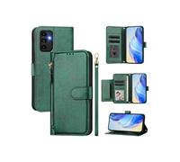 Etui à bascule pour FOXDOCK Samsung Galaxy A13/A04S/A04 4G Protection Soft PU Le cuir à glissière Portefeuille Couverture de téléphone compatible