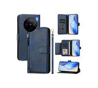 Etui à bascule pour FOXDOCK VIVO X100 Pro 5G Protection Soft PU Le cuir à glissière Portefeuille Couverture de téléphone compatible avec VIVO X100