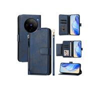 Etui à bascule pour FOXDOCK VIVO X100S 5G Protection Soft PU Le cuir à glissière Portefeuille Couverture de téléphone compatible avec VIVO X100S
