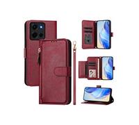Etui à bascule pour Motorola Moto G 5G 2025 Protection Soft PU Le cuir à glissière Portefeuille Couverture de téléphone compatible avec Motorola Moto