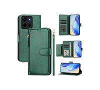 Etui à bascule pour Motorola Moto G 5G 2025 Protection Soft PU Le cuir à glissière Portefeuille Couverture de téléphone compatible avec Motorola Moto