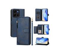Etui à bascule pour Motorola Moto G 5G 2025 Protection Soft PU Le cuir à glissière Portefeuille Couverture de téléphone compatible avec Motorola Moto