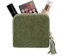 Étui À Bijoux De Voyage - Organisateur De Bijoux À Fermeture Éclair En Velours, Pochette Compacte Pour Colliers, Bagues, Rangement De Doublé Doux Avec Compartiments Sécurisés Et Fermeture Lisse