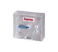 Hama Boîtier CD double standard – Protection pour CD et Blu-ray – Paquet de 5 Transparent