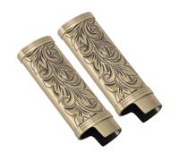 Étui à Briquet, 2 Pièces étui de Protection pour Briquet en Alliage de Zinc Bonne Finition pour Le Camping (Bronze)