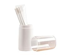 Étui à brosse à dents avec tasse, brosse à dents et étui de voyage de dentifrice, caractéristiques d'hygiène optimisées, boîte de rangement de dentifrice portable pour les sacs de camping de sacs de g