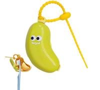 Étui à Brosse à Dents Banane - Housse Portable pour Rangement hygiénique de Voyage | boîtier Anti-poussière avec Pop et Construction légère pour Kits de Salle de Bain, Sacs d'école